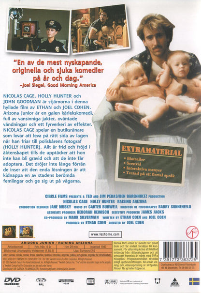 Raising Arizona / Arizona Junior (1987) DVD