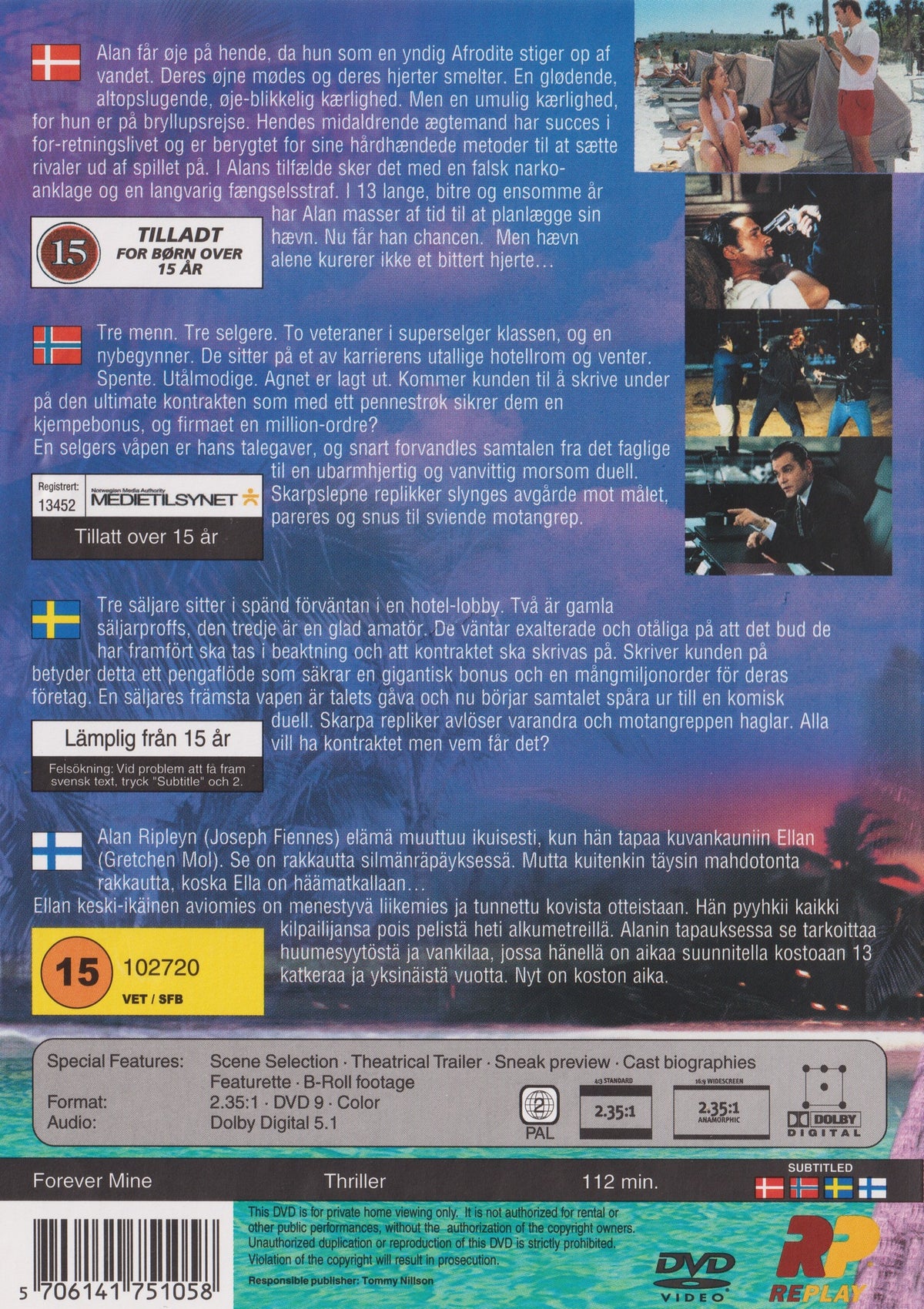 Forever Mine (1999) DVD