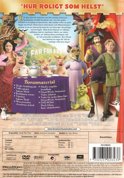 Shrek the Third (2007) DVD