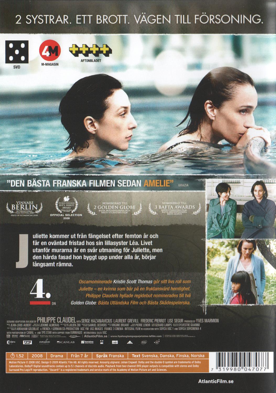 Il Y A Longtemps Que Je T'aime (2008) DVD