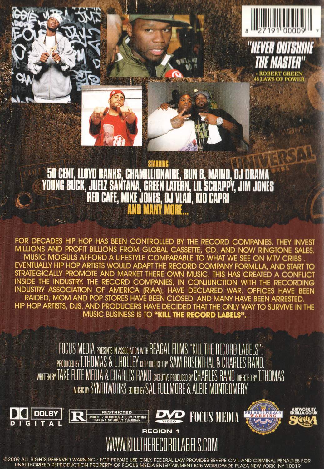 Kill the Records Labels (2009) DVD
