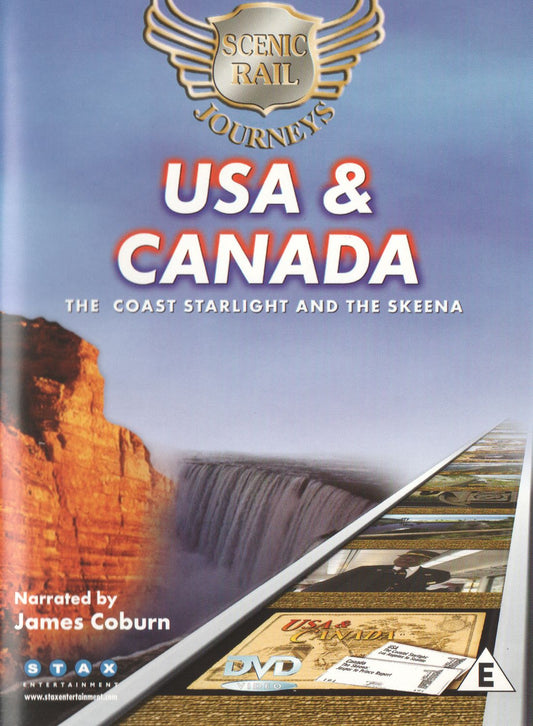 Scenic Rail Journeys USA & CANADA The Coast Starligt and The Skena DVD
