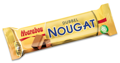 Marabou Dubbel Nougat 12 x 43 gram Creamy Almond & Hazelnut Nougat