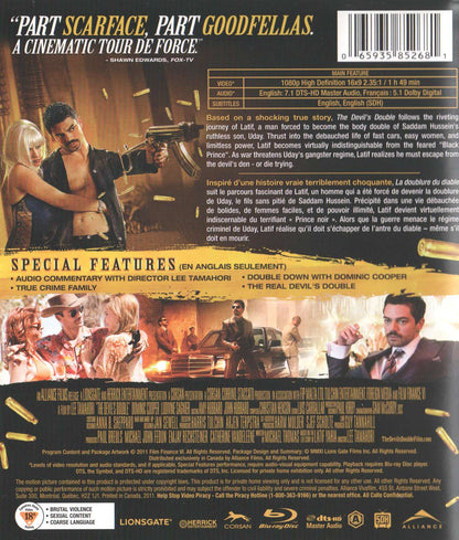 The Devil's Double (2011) Blu-ray