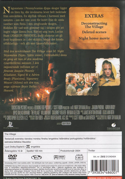 The Village (2004) DVD