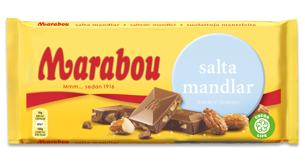 Marabou Milk Chocolate Bar Many Flavors 185-200 gram Made in Sweden
