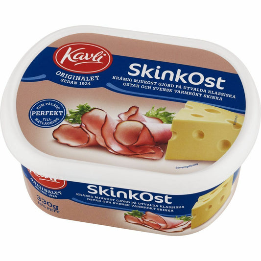 Kavli Skinkost Ham Cheese Spread 330 gram Made in Sweden