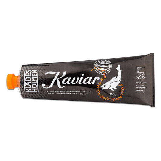 Klädesholmen Kaviar Cod Roe Caviar 4x300 gram Tubes Made in Sweden