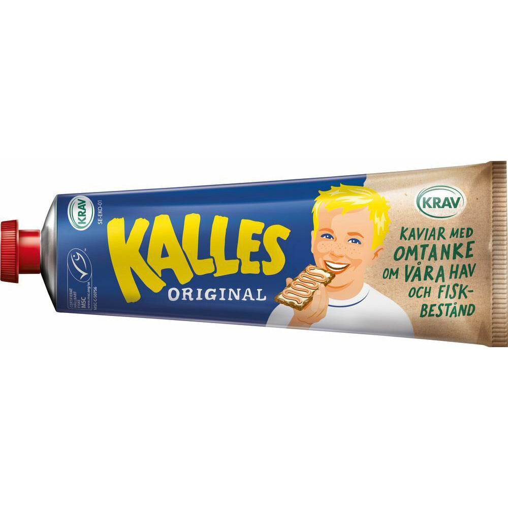 Kalles Kaviar Original KRAV Organic Caviar 250 gram