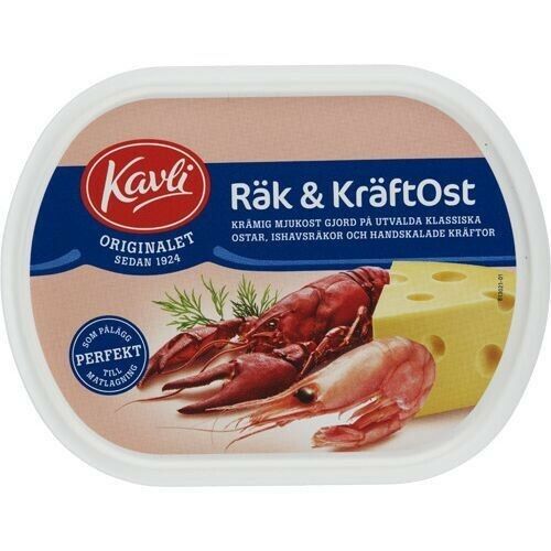 Kavli Räk & Kräftost Shrimp & Krayfish Cheese Spread 330 gram