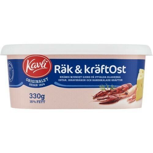 Kavli Räk & Kräftost Shrimp & Krayfish Cheese Spread 330 gram