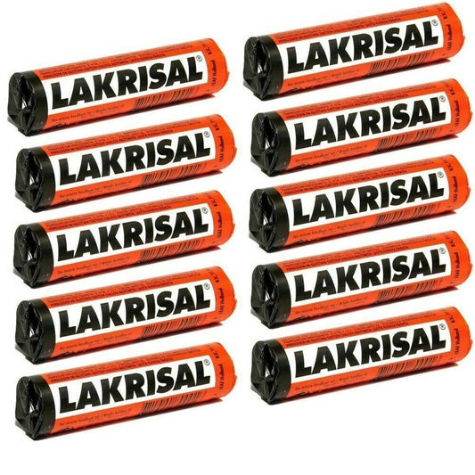 Cloetta Lakrisal 10 x 26g Salty Licorise Drops Candy Pastilles Made in Sweden