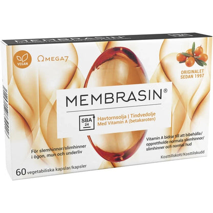 Membrasin 60 Capsules Prevents Dry Mucous Membranes Sea Buckthorn Omega 7