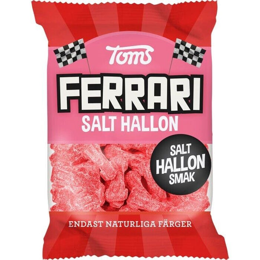 Toms Ferrari Salt Hallon Salty Raspberry 120 gram Made in Denmark