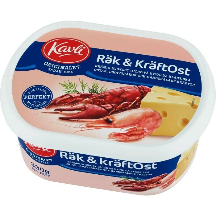 Kavli Räk & Kräftost Shrimp & Krayfish Cheese Spread 330 gram