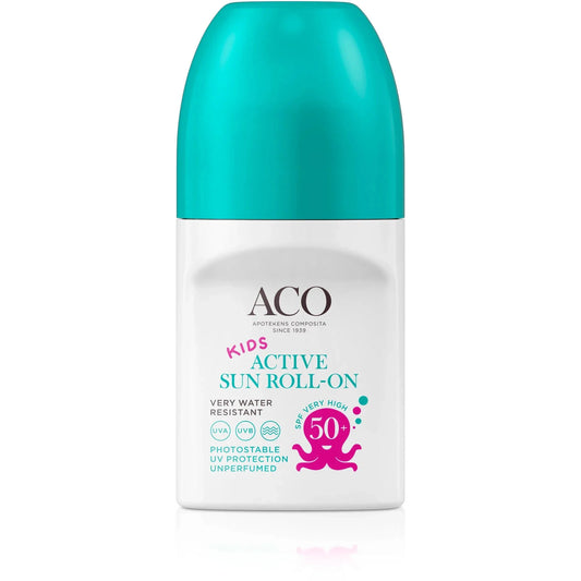 ACO Kids Active Sun Roll-On SPF 50+ UVA UVB 50 ml