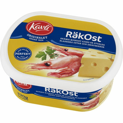 Kavli Räkost Shrimp Cheese Spread 330 gram Made in Sweden