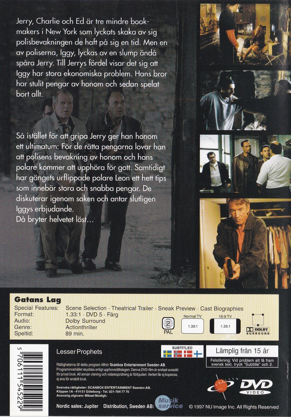 Lesser Prophets (1997) DVD