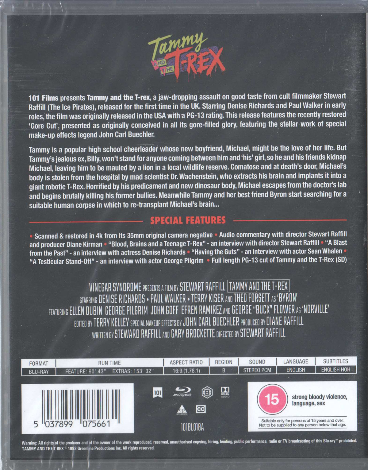 Tammy and the T-Rex (1994) Blu-ray