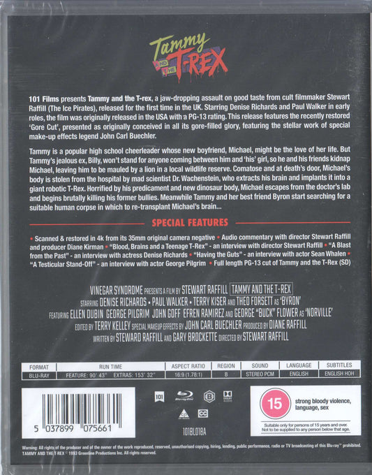 Tammy and the T-Rex (1994) Blu-ray