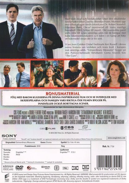 Extraordinary Measures (2010) DVD