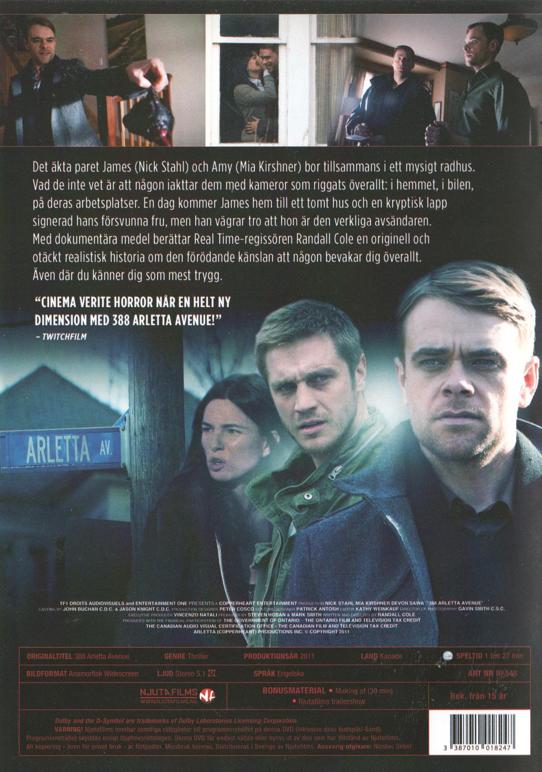 388 Arletta Avenue (2011) DVD