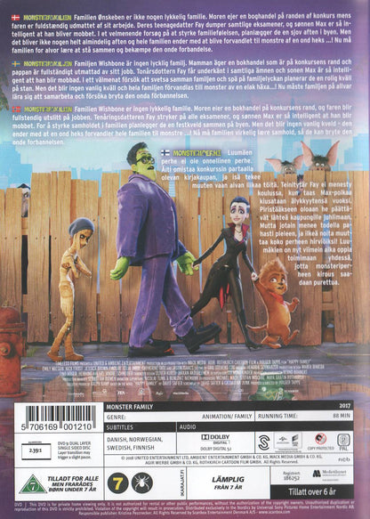 Monster Family (2018) DVD