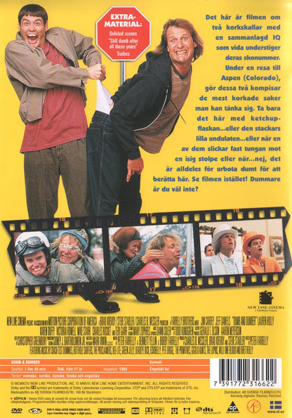 Dumb and Dumber (1994) DVD, Swedish Edition