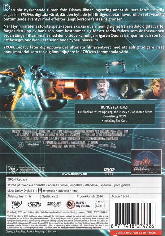 Tron Legacy (2010) DVD