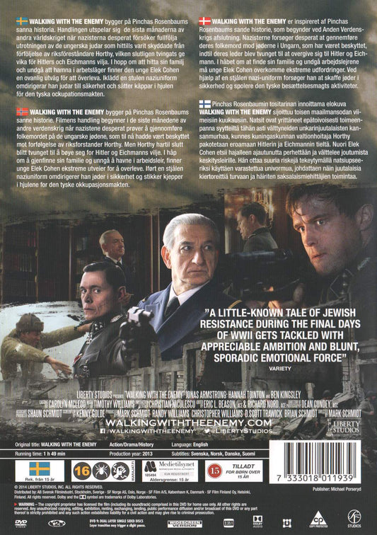 Walking with the Enemy (2014) DVD