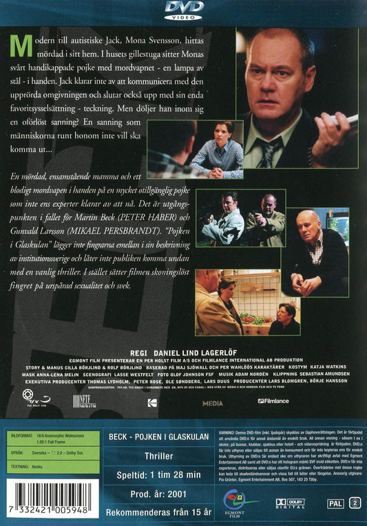 Beck Pojken I Glaskulan (2001) DVD