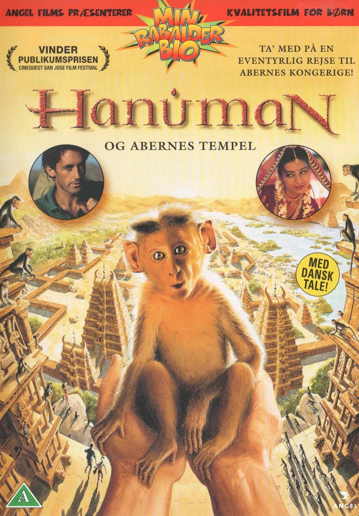 Hanuman  og Abernes Tempel (1998) DVD, Danish Edition