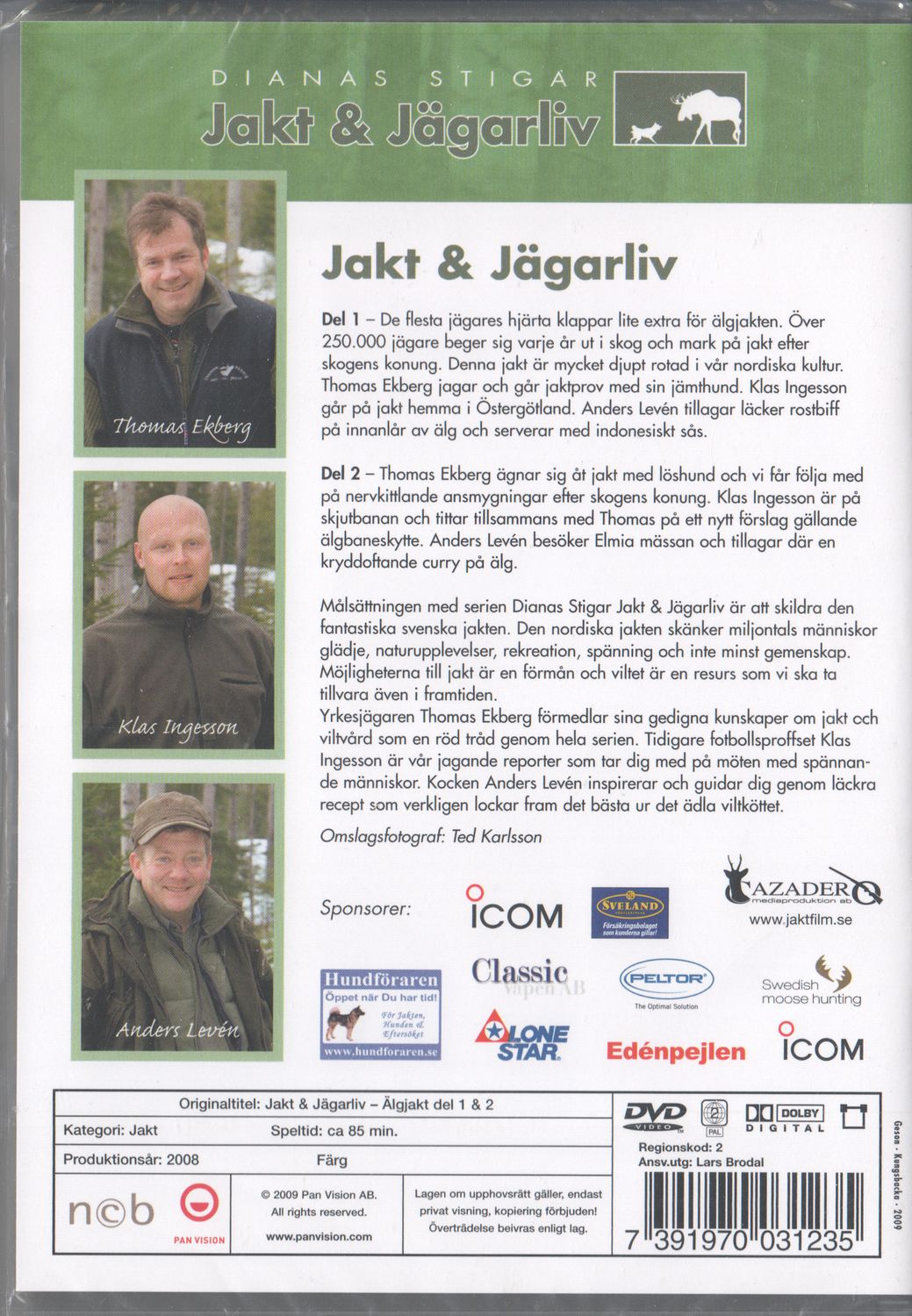 Dianas Stigar Jakt & Jägarliv Älgjakt Del 1 & 2 (2009) DVD