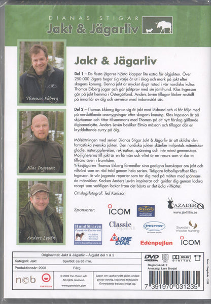 Dianas Stigar Jakt & Jägarliv Älgjakt Del 1 & 2 (2009) DVD