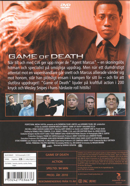 Game of Death (2010) DVD