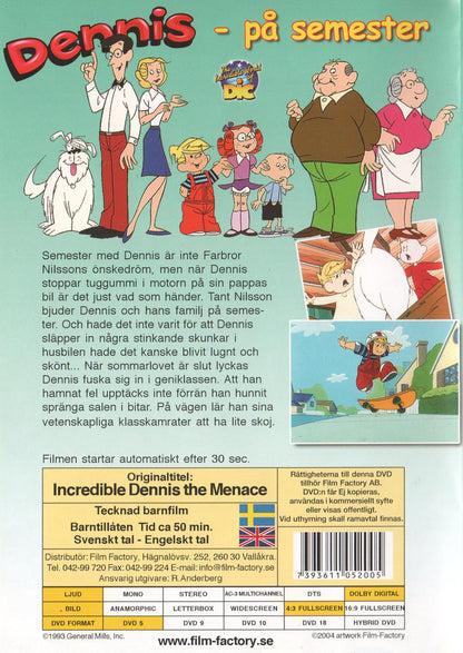 Incredible Dennis the Menace (1993) DVD