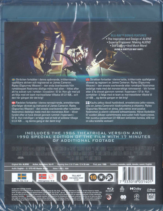 Aliens (1986) Blu-ray