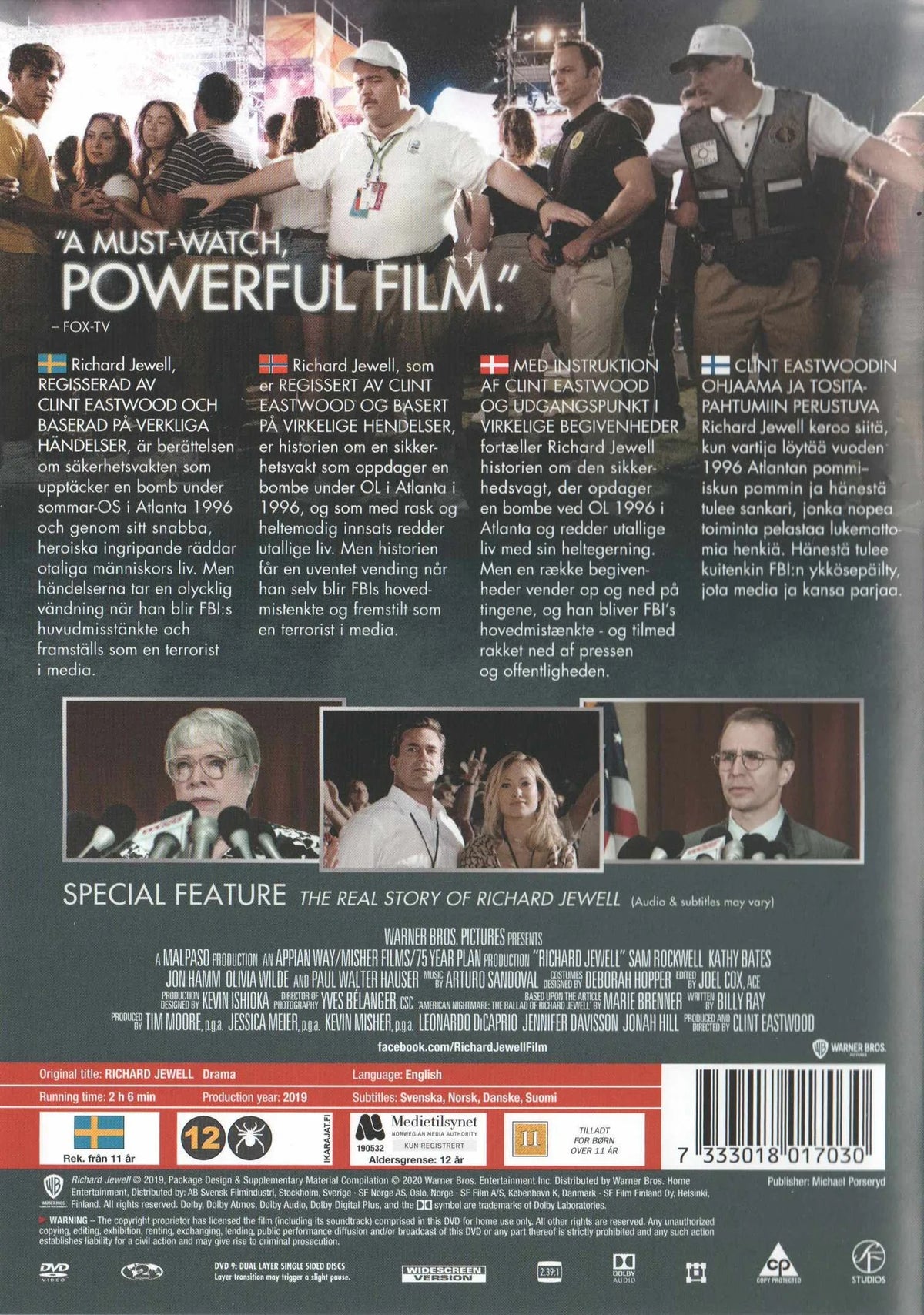 Richard Jewell (2019) DVD
