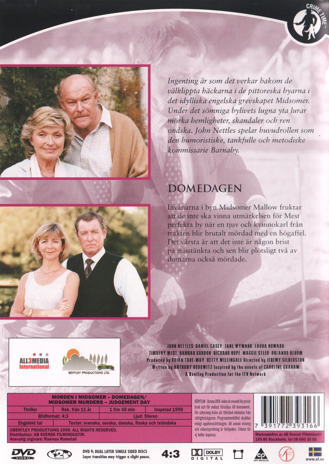 Midsomer Murders 12 Judgement Day (1999) DVD