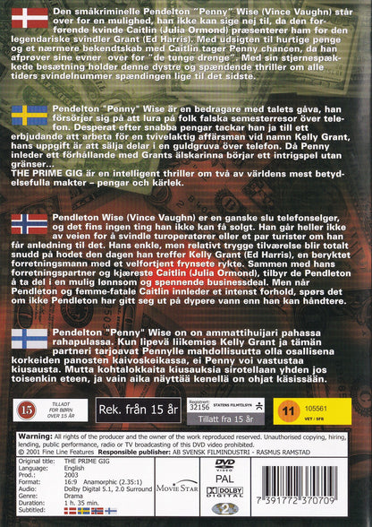 The Prime Gig (2003) DVD