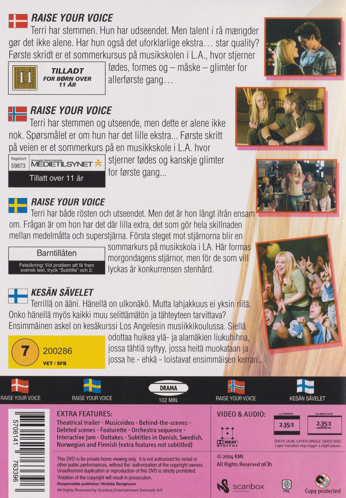 Raise Your Voice (2004) DVD