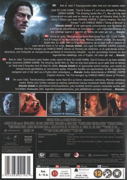 Dracula Untold (2014) DVD