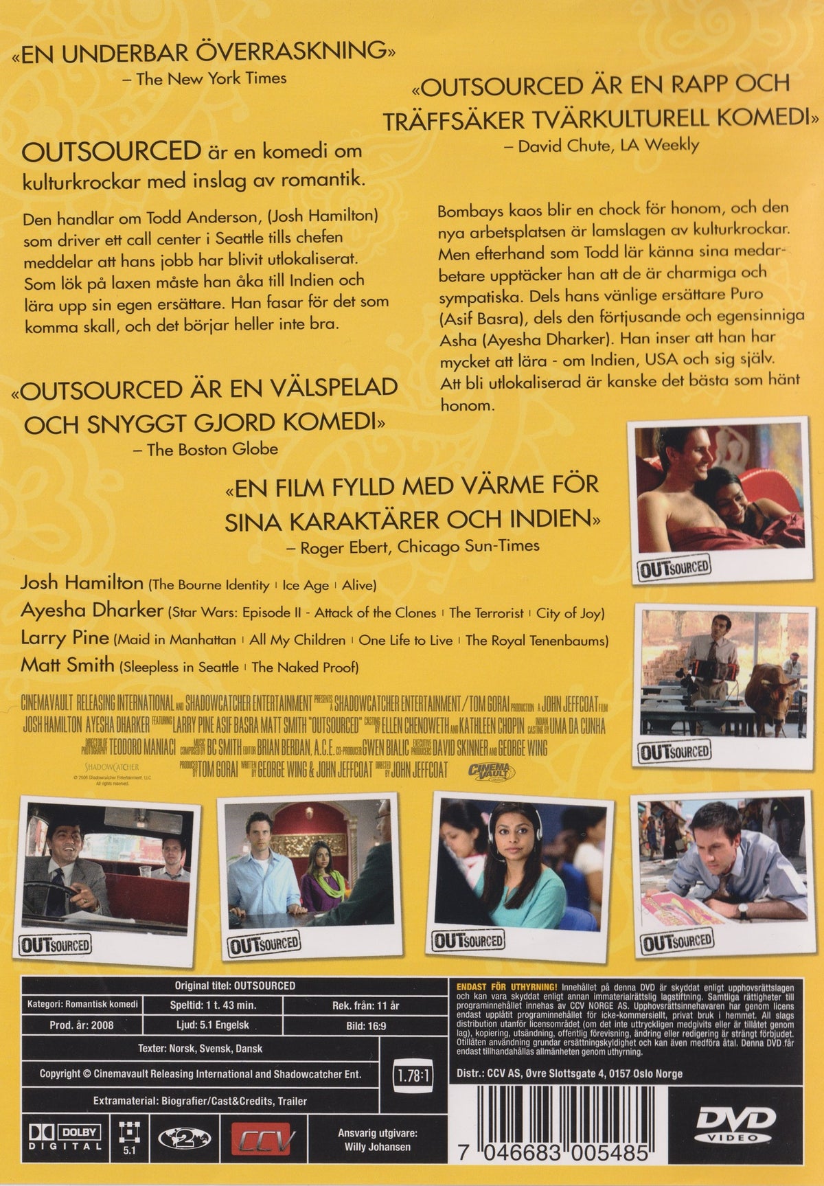 Outsourced (2008) DVD