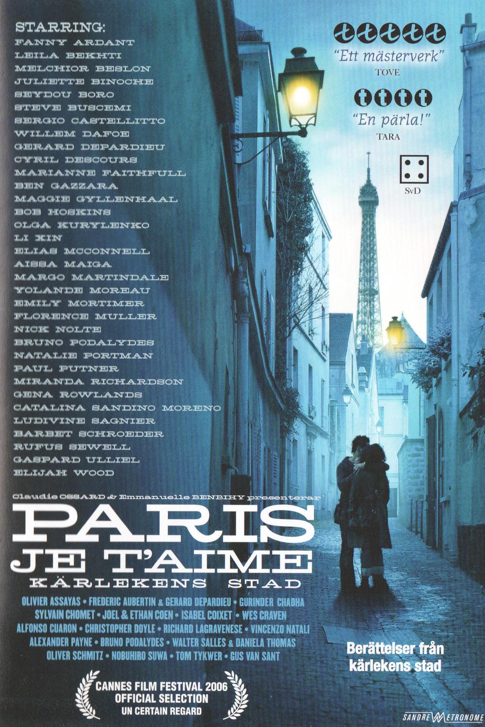 Paris, Je T'aime (2006) DVD