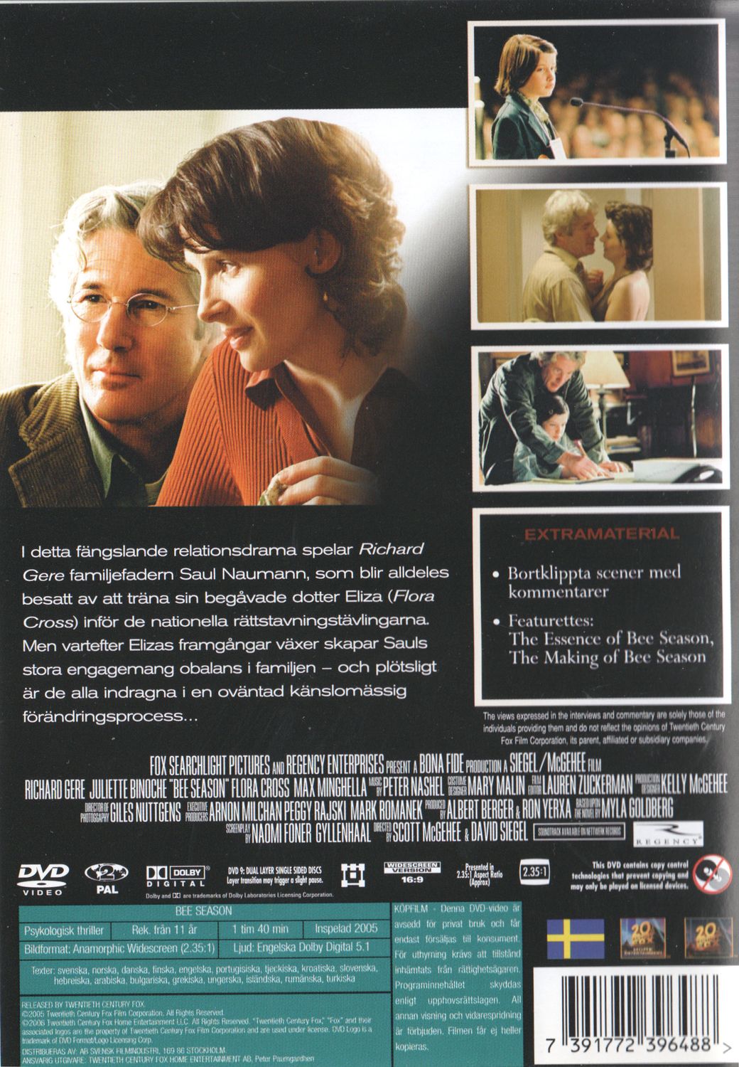Bee Season (2005) DVD