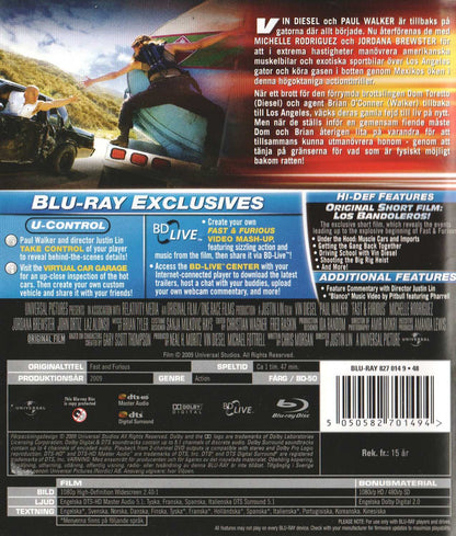 Fast & Furious (2009) Blu-ray