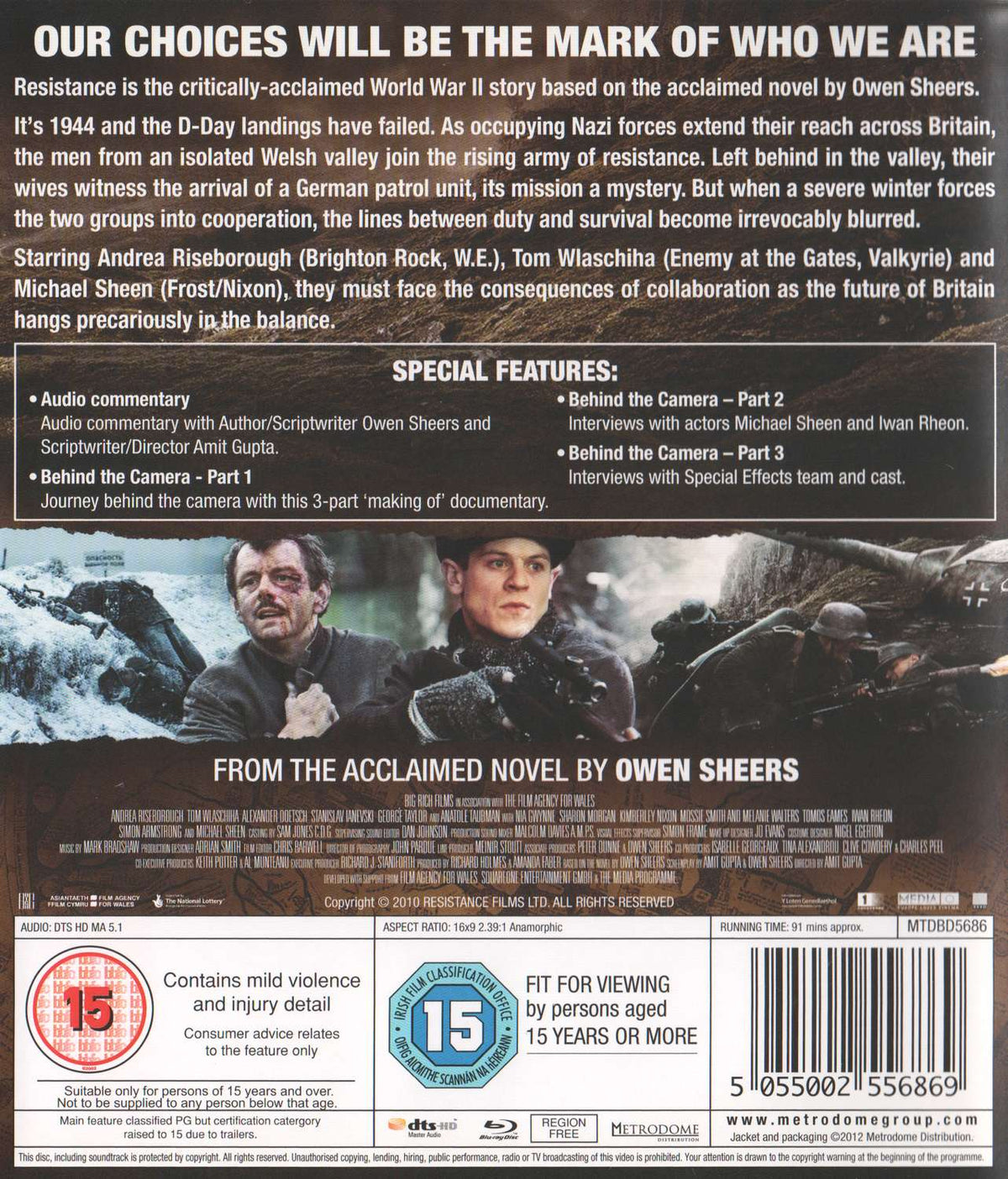 Resistance (2010) Blu-ray