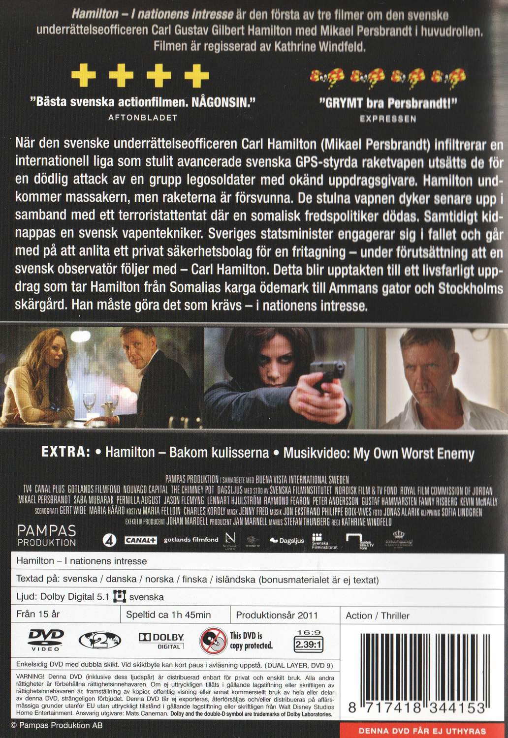 Hamilton I Nationens Intresse (2011) DVD