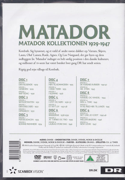 Matador Kollektionen 1929-1947 DVD