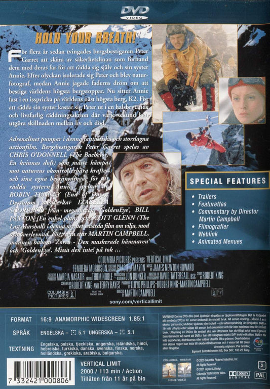 Vertical Limit (2000) DVD